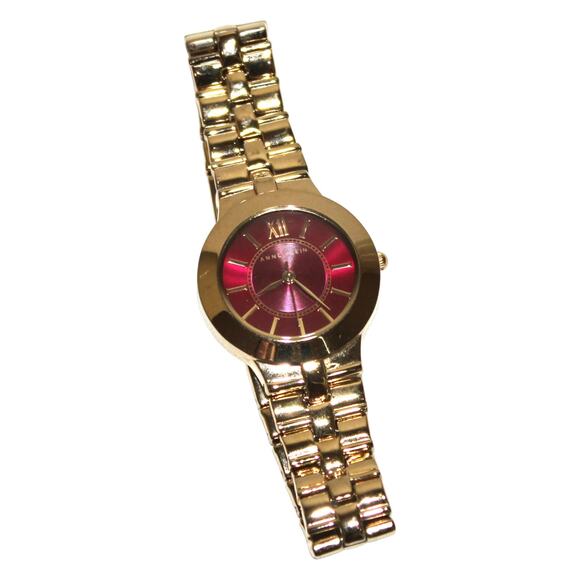 Anne Klein Accessories - Anne Klein Pink and Gold Metal Watch Adjustable